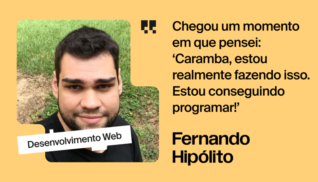 Fernando trocou a gestão por tech e ganhou de volta o tempo com a família
