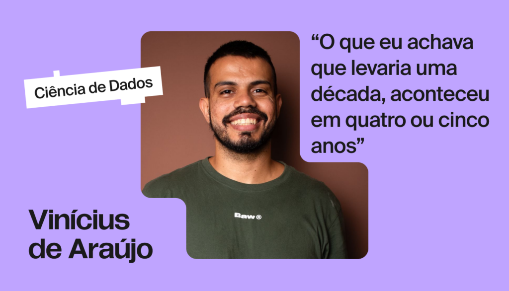 De atendente a analista de dados no Nubank: como o Vinícius cresceu sem mudar de empresa